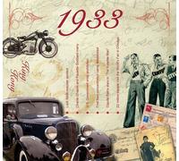 Various - See Listing - 80th Birthday Gifts For Women - 1932 Chart Hits CD and 1932 Year Greeting Card