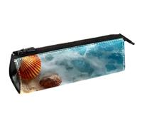 Various Shells - Bolsa para bolígrafos de verano, playa, papelería, lápices, cosméticos, bolsa compacta con cremallera