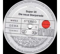 Various - Super 20 (Die Neue Starparade) - Ariola - 38 672 2, Deutscher Schallplattenclub - 38 672 2