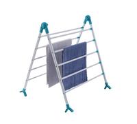 various Tendedero Extensible para bañera,Tendedero Plegable con 10 Barras de Secado en Total de 5.6m de Espacio Tendido, Extensible 56.5-106.5cm Color Blanco