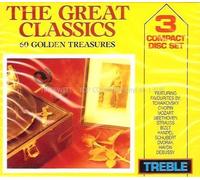 Various - The Great Classics Vol. 1 - 3 (3 CD-Set) 60 Golden Treasures feat Favourites by: Tchaikovsky, Chopin, Mozart, Beethoven, a.m.m.