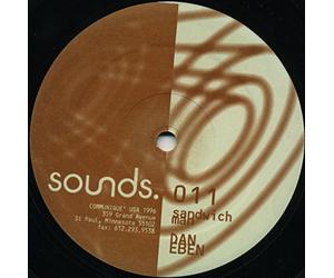 Various - The Guitar Album flexi Sounds EX 1970s with Rory Gallagher & The Ox, there is sticker mark from when it was attached to paper on side one