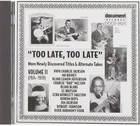Various - Too Late, Too Late Blues, Vol. 11: 1924-1939