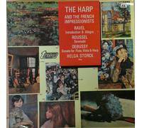 Various - TV 34161S. The Harp & French Impressionists - Ravel, Roussel, Debussy / Storck. VINYL LP - VG+/VG+