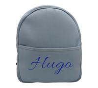 variouss Mochila Infantil Personalizada con Nombre Bordado - Mochila para Niño y Niña,Tamaño 26x30x12 cm, Ideal para Guardería y Regalo (Azul)