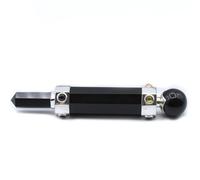 Varita Curativa de Cristal Hexagonal - 12 cm - Ágata Negra