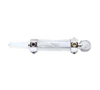 Varita Curativa de Cristal Hexgonal - 12 cm - Cuarzo de Roca