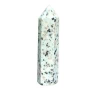 Varita de astrofilita blanca de 3 piezas, cristal de cuarzo, punta de obelisco