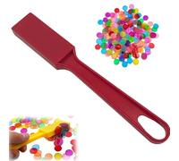 Varita de bingo magnética con juego de 100 fichas, chip de bingo magnético con varita magnética para ciencia escolar, kit de accesorios de aprendizaje, juego familiar (rojo)