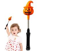 Varita de Calabaza Brillante, Varita Brillante de Halloween | Varita Fantasma Iluminada de Halloween | Juguetes de batido de Calabaza, Varita de Calabaza de Halloween, Diversión espeluznante co