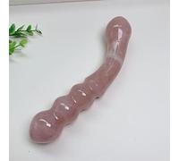 Varita De Cristal De Cuarzo Rosa Natural De 18cm, Masaje Tallado A Mano, Piedras Preciosas De Cristal Yoni Para Regalo De Mujer, 1 Uds,cuarzo Rosa