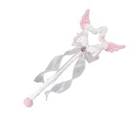 Varita de estrella, varita mágica de princesa, varita mágica de ángel, accesorios de disfraz para cumpleaños, Halloween, Navidad, fiesta, varita de hadas para niñas, varita iluminada de princesa