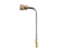 Varita de extensión de alta presión para lavado de coche, lanza de chorro de metal, conector rápido de 1/4 pulgadas, barra de limpieza de lavado (90 grados)