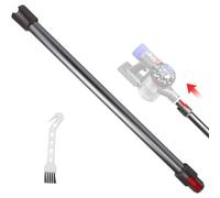Varita de extensión de liberación rápida compatible con aspiradora Dyson V7, V8, V10, V11, V15, tubo de extensión de repuesto para aspiradoras, 74 cm (gris plateado)