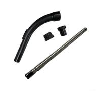 Varita de extensión de vacío de 35 mm y manguera doblada de repuesto para Miele S2110 S501 S524 Compact C1 C2 C3 S4 S5 (juego de cuatro piezas)