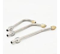 Varita de extensión para lavadora a presión con boquilla en forma de U de 30/90, lanza de alta presión de acero inoxidable para canalón de techo de patio, barra de pulverización de conexión rápida de