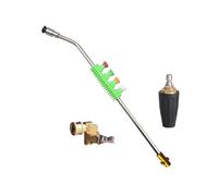 Varita de extensión para lavadora a presión Extensión de varilla for lavadora alta presión con adaptador. Boquilla chorro for autos 5 chorros y Lotus aluminio(A)