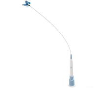 Varita de juguete recargable para gatos con patrones de movimiento automático, flexibilidad de alambre de acero y montaje de ventosa para un juego interactivo prolongado (B)