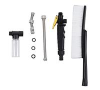 Varita de lavado de alta presión G3/4 con cepillo, boquilla ajustable, varita de lavado de potencia Flexible para lavado de coches