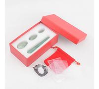 Varita De Masaje De Cristal De 11 Cm Aventurina Verde Jade Eggs Ben Wa Ball Yoni Wand Para Mujer,with Red Box