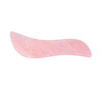 Varita de masaje de cuarzo rosa obsidiana Yoni para masaje facial, ejercicio de Kegel, piedra de jade natural, masajeador Guasha, palo rosa S