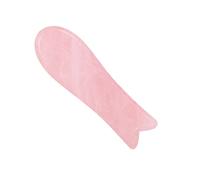 Varita de Masaje de Cuarzo Rosa Yoni Varita Real de Cristal Blanco Varilla de Masaje de Obsidiana Yoni Stick Natural Stone Body Massage Stick Face Massager Bar, Pescado rosado
