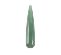 Varita De Masaje De Jade Natural, Pluma De Acupuntura Mineral De Cristal, Piedra Herramienta Gua Sha, Varita Yoni, Herramienta De Belleza Para Ojos, Palo Puntiagudo Verde