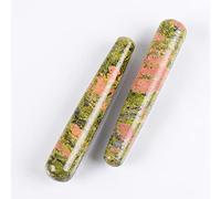 Varita De Masaje De Piedra Natural, Herramienta De Cristal Mineral Gua Sha, Varitas Yoni, Masajeador Reiki Para Decoración Curativa, Regalos Para Mujeres, 2 Uds.