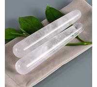 Varita De Masaje De Roca Natural, Pluma De Acupuntura Mineral De Cristal, Herramienta Gua Sha, Varita De Piedra, Herramienta De Belleza Para Ojos Para Decoración Curativa, Regalos Para Mujeres, 2 Uds.