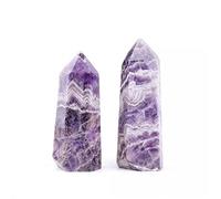 Varita de piedra de cristal de torre de punto de tamaño grande de amatista de sueño Natural de 1300g-2500g for decoración artesanal adecuada for la decoración de la habitación del hogar Inicio Colecci