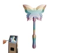 Varita de plástico impresa en 3D para pagar mariposa corazón corona copo de nieve en forma de tarjeta de crédito grifo para pagar tarjeta de pago sin contacto titular para pago, 1 unidad (mariposa)