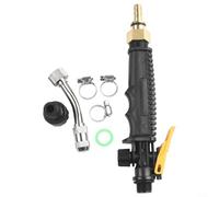 Varita de pulverización de acero inoxidable, lavadora de chorro de alta presión con boquilla ajustable, pulverizador de manguera de jardín de púas de latón para lavado de coches, cubiertas, cercas y