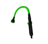 Varita de riego flexible con rotación de 360 grados, boquilla de manguera de presión fuerte para limpieza de jardín y exterior, pulverizador de boquilla giratoria