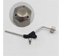 Varita de vapor para máquinas de espresso De'Longhi 680 685 Ecp36.31 Ecp35.21 Ecp35.31 Ecz351 Ec341 Eco310 Ecp3420, brazo de vapor de repuesto de acero inoxidable con 6 mm de diámetro para espumar