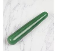 Varita Gua Sha Yoni de cristal de cuarzo rosa natural, aventurina