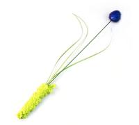 Varita Interactiva para Gatos, Juguete de Hierba Realista, 2 uds., para Involucrar a Gatitos y Gatos en el Tiempo de Juego (Blue)