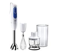 Varita Mágica + Accesorios 700W MQ 3025 Spaghetti 600 (Azul/Blanco) - BRAUN