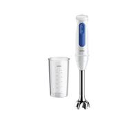 Braun MultiQuick 3 MQ30.001M, Minipimer con Tecnologia PowerBell VPlus, 2 Velocidades+Turbo, Sistema EasyClick Plus para Accesorios, Tecnologia Anti Salpicaduras, Vaso de 600 ml, 900W, Blanco
