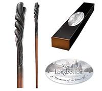 Replica The Noble Collection Harry Potter Neville Longbottom Varita Con Caja Y Placa De Identificacion