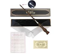 Varita mágica de Harry Potter-Dumbledore de MeYuxg con luz y sonido de plástico con proyección de Patronus, juguete de cosplay, accesorios para fans, para niños a partir de 7 años, regalo, decoración