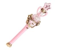 Varita Mágica de Princesa Iluminada con Sonido, Juguete Seguro para Aventuras de Hadas, Ideal para Edades de 3 a 12 Años ABS 1 Unidad (Pink)