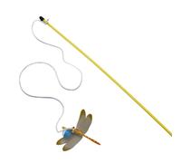 Varita mágica en forma de libélula con campana, juguete de ejercicio interactivo para promover e instintos Juguete interactivo realista