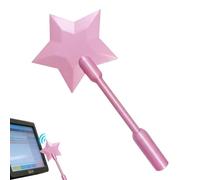 Varita Magica-Magic Wand Card Holder, 3D Printed Wand Tap To Pay, Divertido Tarjetero Varitas MáGica Estrella, V-Arita MáGicas De Estrellas Novedosas Pagar Un Solo Toque (Rosa)