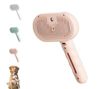 Varita Mágica Para Pelo De Mascota, Peine Quita Pelo Para Mascota Con Vaporizador, Peine Limpiador En Spray Recargable, Para Gato Y Perro (Rosa)