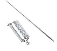 Varita Mágica,Varita Extensible Portátil,Varita Mágica de Metal,Varita de Bolsillo,Mágica de Metal de Acero Inoxidable,Accesorios Telescópicos Truco,para Trucos de Magia,Etapa de Rendimiento,110 cm