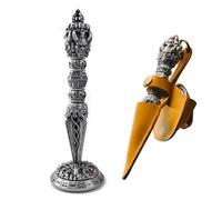 Varita única DND Dice Spinner calavera torre de dados ruleta metal Fidget Spinner juego mecánico juego de rol Steampunk juegos temáticos