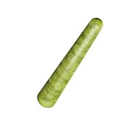 Varita Yoni de cuarzo rosa natural, varita de cristal blanco, punto de activación, acupuntura, herramienta para raspar la cara, color verde