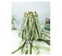 Varitas Boda Con Cinta 10/20/50 varitas mágicas de cinta hadas, remolino encaje y campana for fiestas bodas(Color4,50pcs)