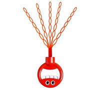 Varitas de Burbujas para niños - Soplador de Burbujas Bubble Stick - Juguetes de jardín con Cara Sonriente de Mano de 32 Agujeros, Recuerdos de de Boda para niños, Actividades al Aire Libre en