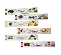 Varitas de Incienso aromáticas de Primera Calidad, relajantes, Alivio del estrés, meditación, refrescantes, sensuales y energizantes, 120 Varillas (6 Paquetes x 20 varitas)